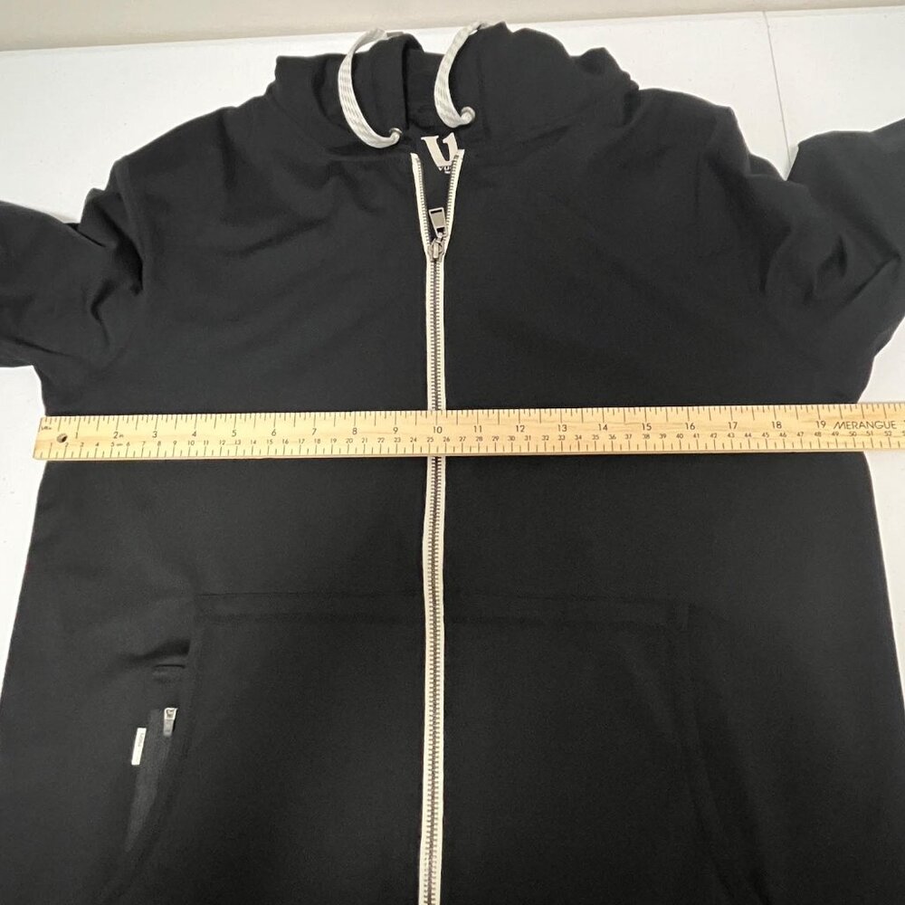 Vuori Womens Halo Performance Hoodie Size L Black Full Zip Dreamknit Gym - Picture 10 of 13